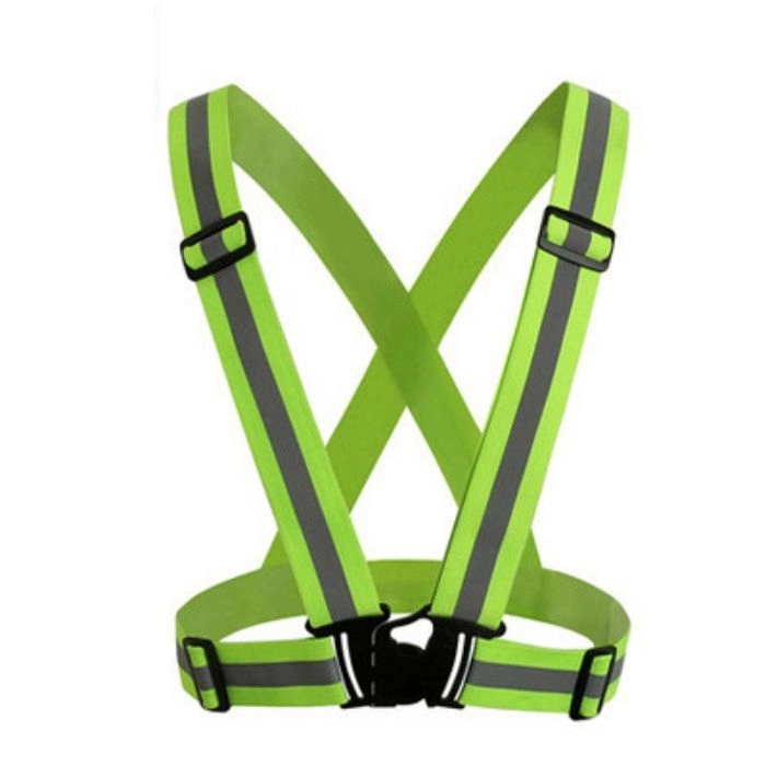 Reflective Adjustable Safety Cycling Bike Vest Belt 8
