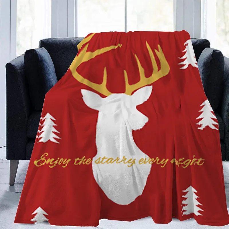 Christmas Thickened Warm Double-Sided Blanket 3