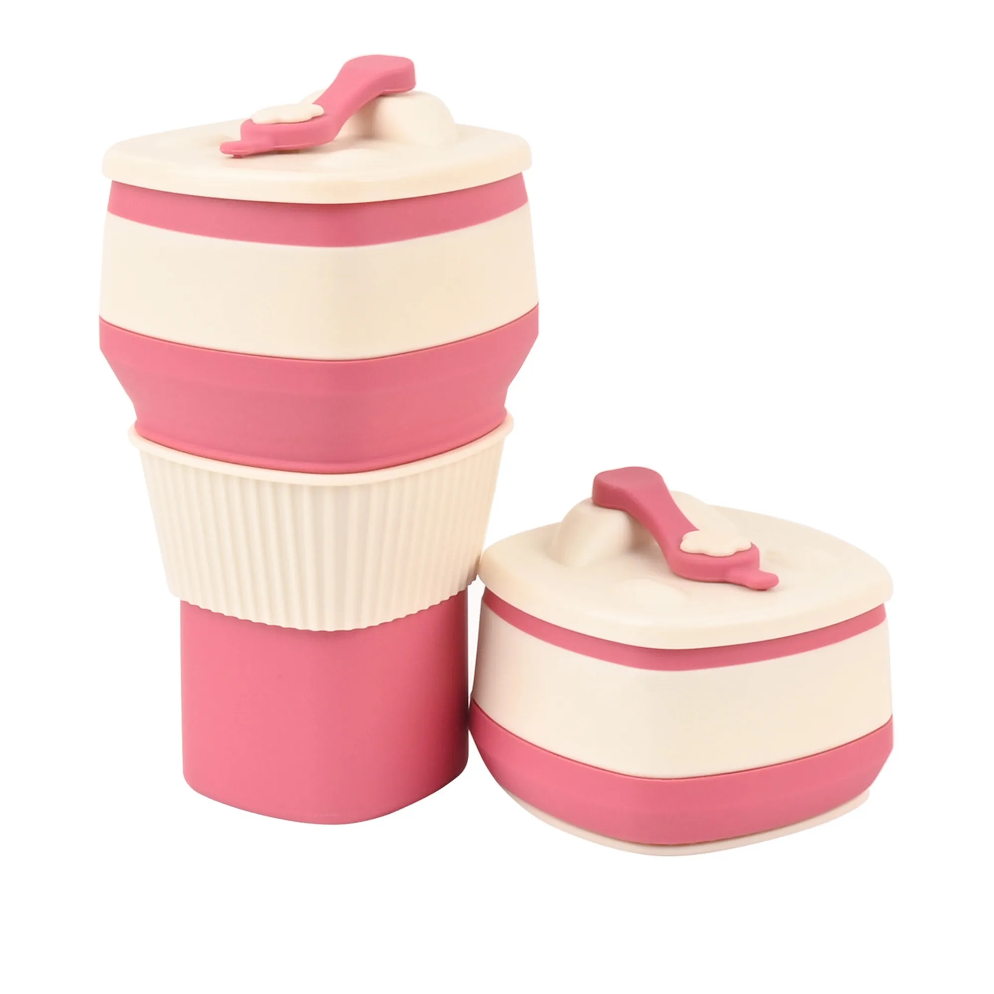 Collapsible Large-caliber Silicone Travel Mug 9
