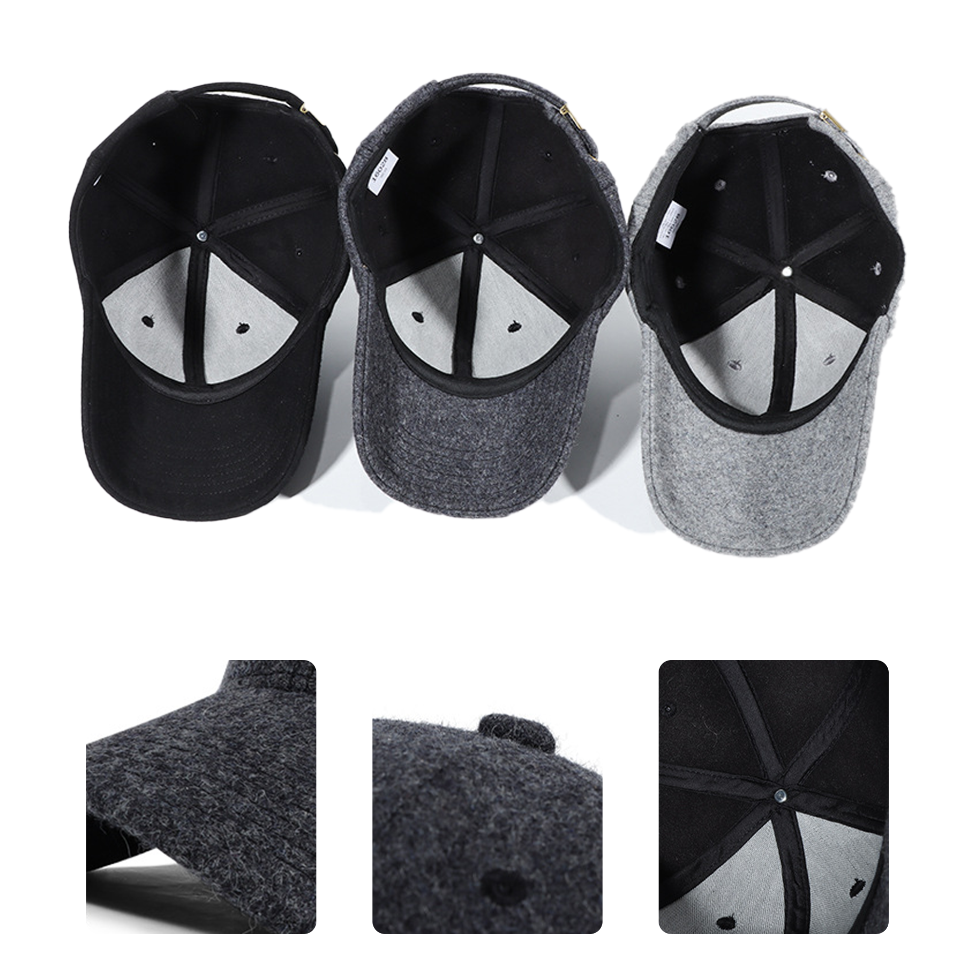 Autumn Wool Fleece Baseball Hat 3