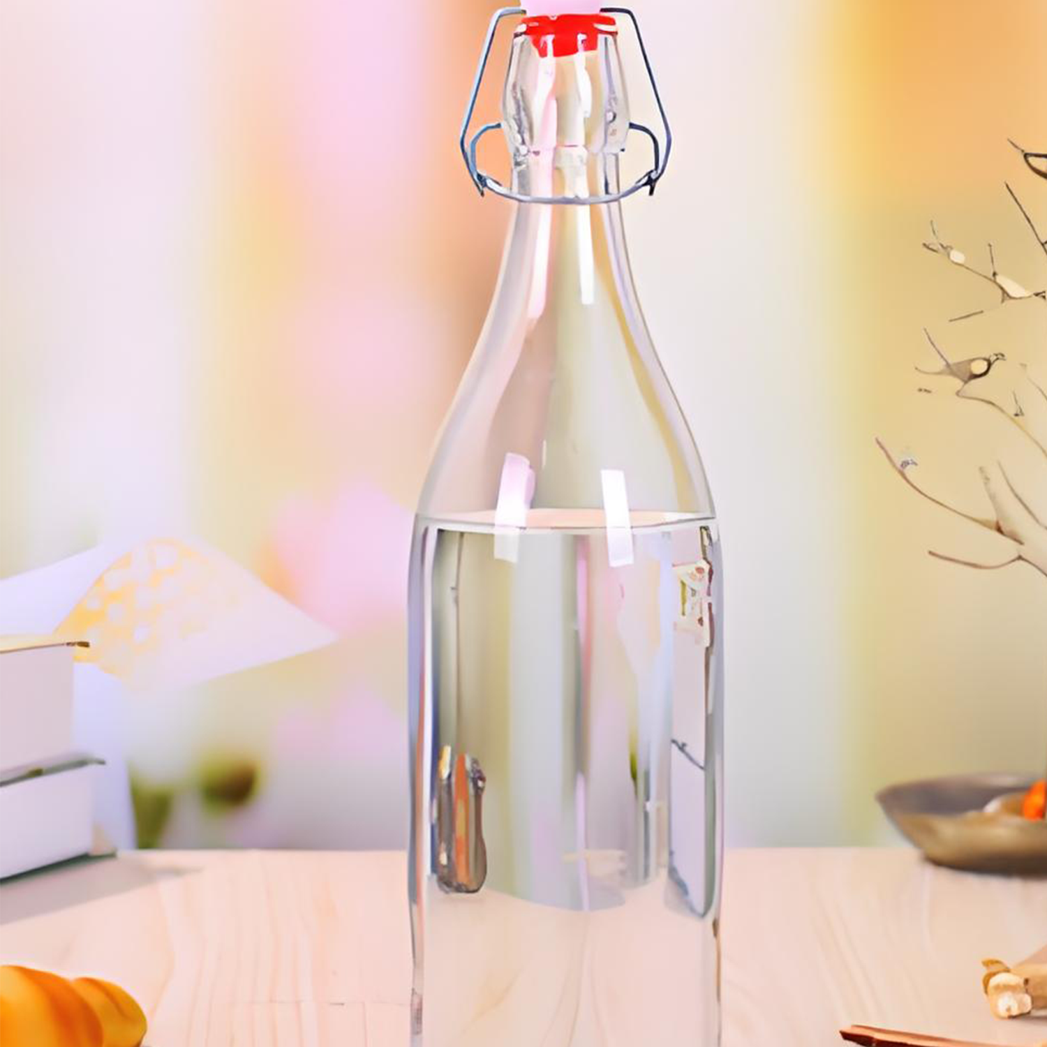 25OZ Sealed Glass Bottle with a Buckle 2