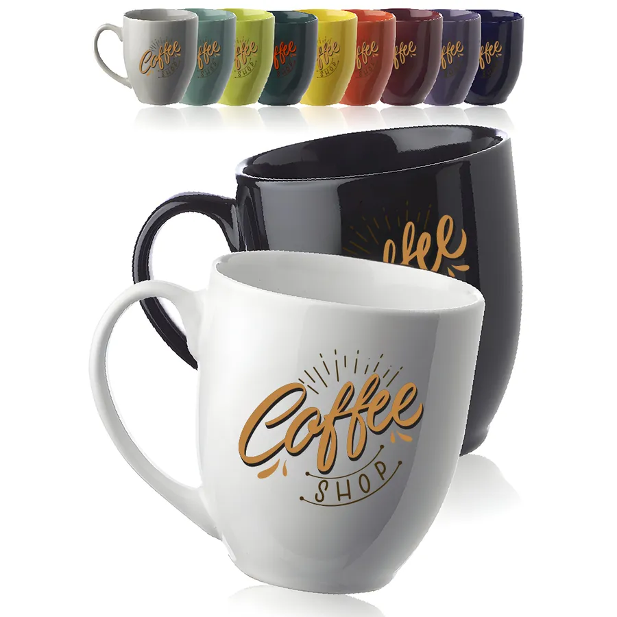 16 Oz Glossy Ceramic Mugs 2