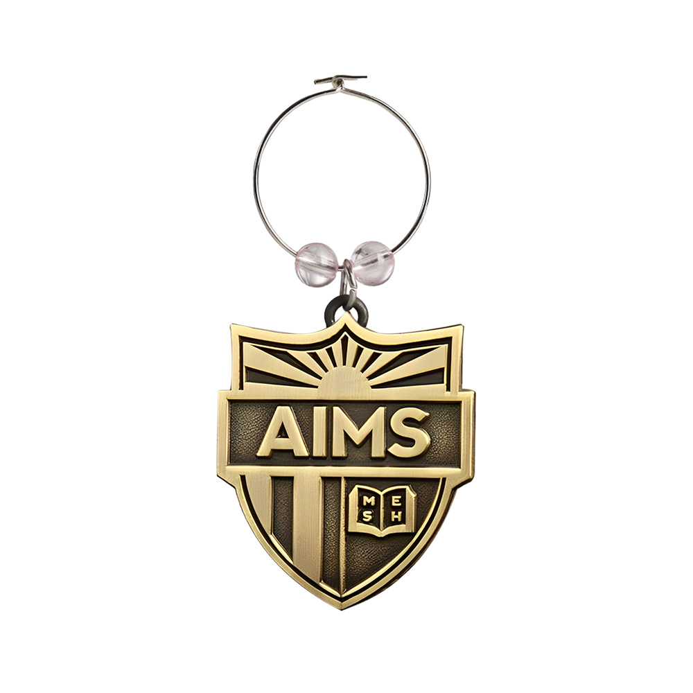 Custom Antique Wine Charms 0.75" 6
