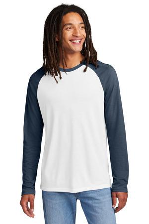 Allmade Unisex Tri-Blend Long Sleeve Colorblock Raglan AL6009 43