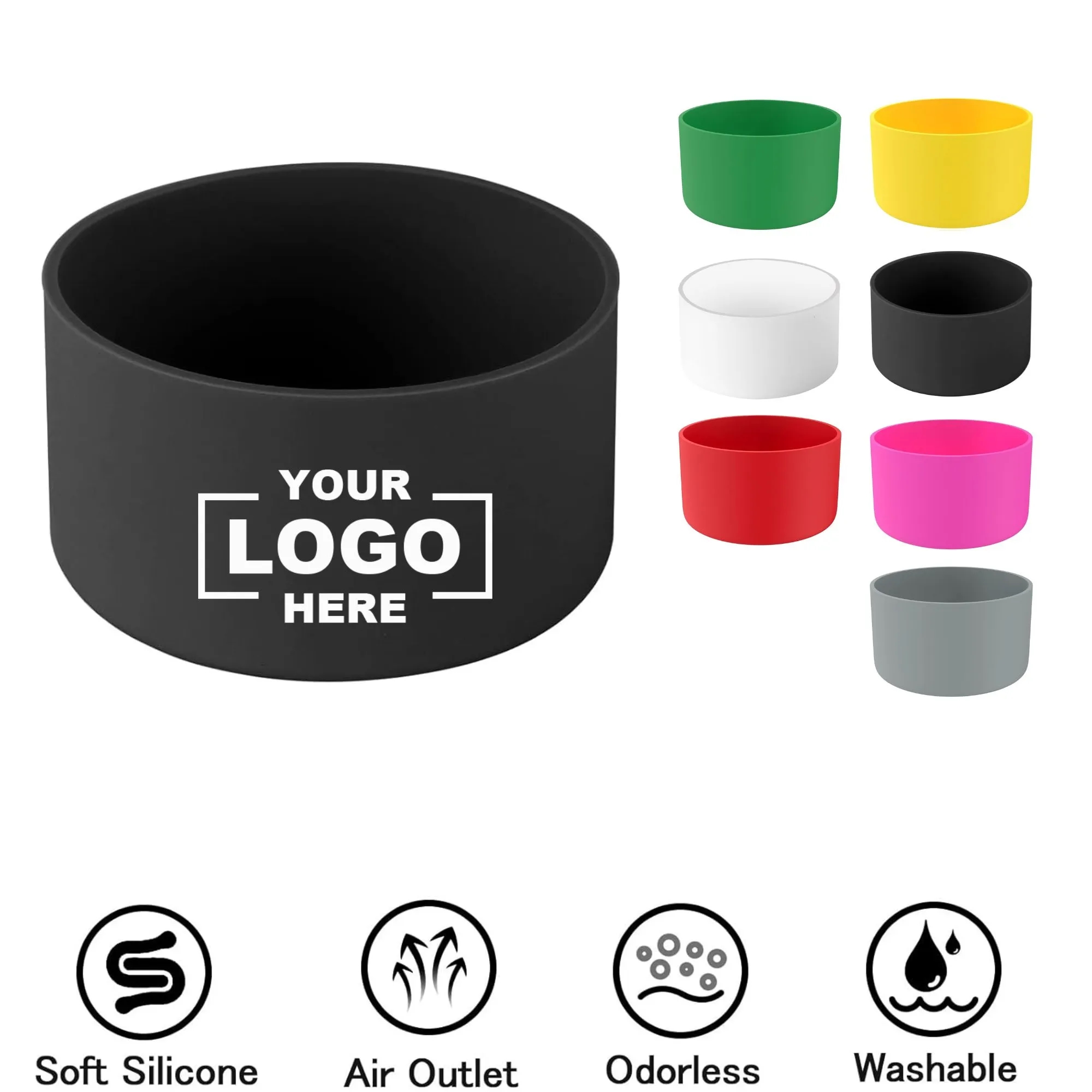Anti-Slip Quiet Tumbler Silicone Base Cover