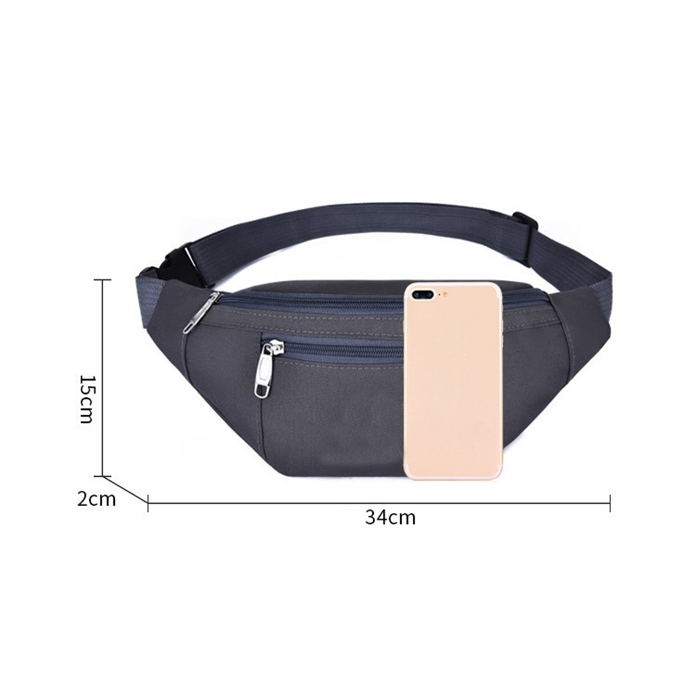 Multifunctioinal oxford cloth sports fanny pack waist bag chest bag 5