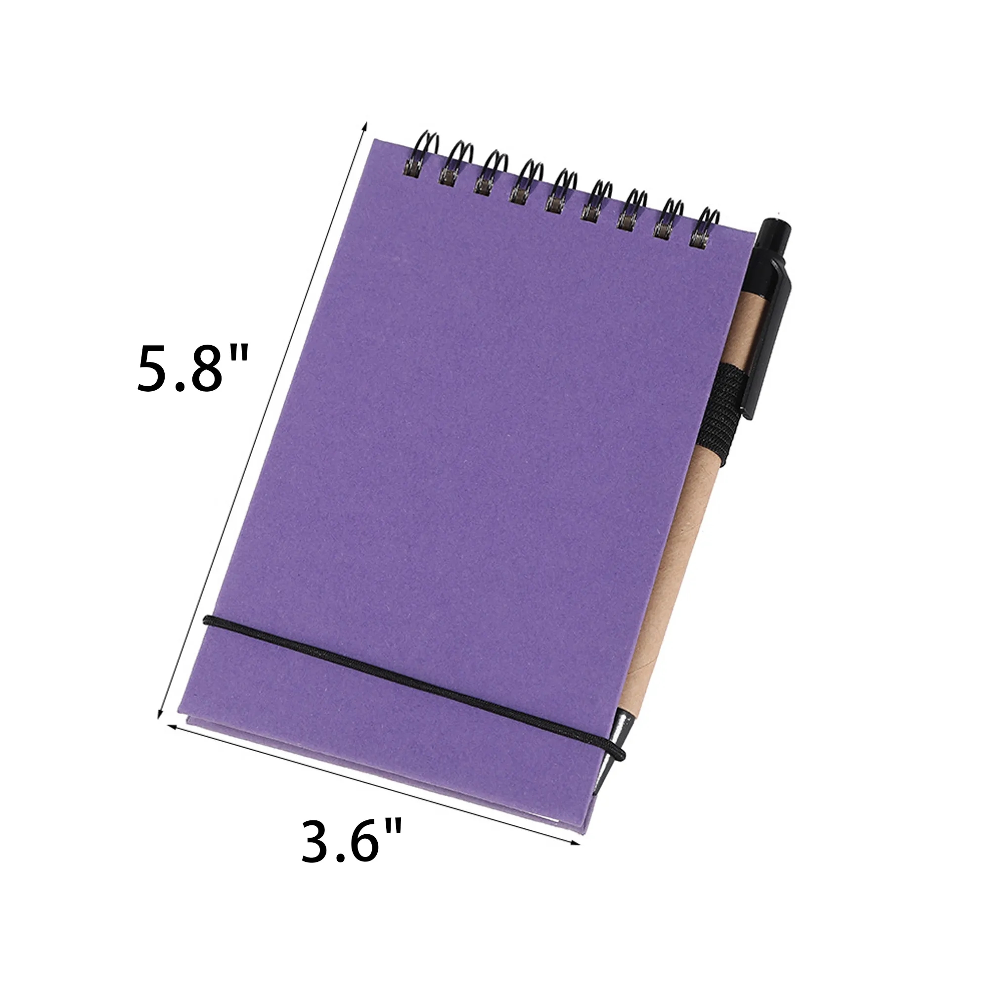 Mini Pocket Notebook With Pen 3