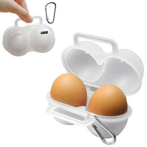 Dual Egg Container Holder With Carabiner 11