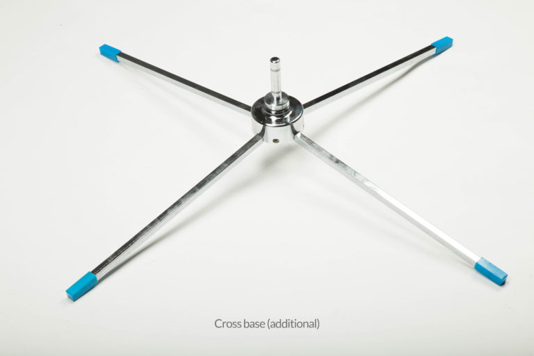Premium Chrome-Plated Cross Base 2