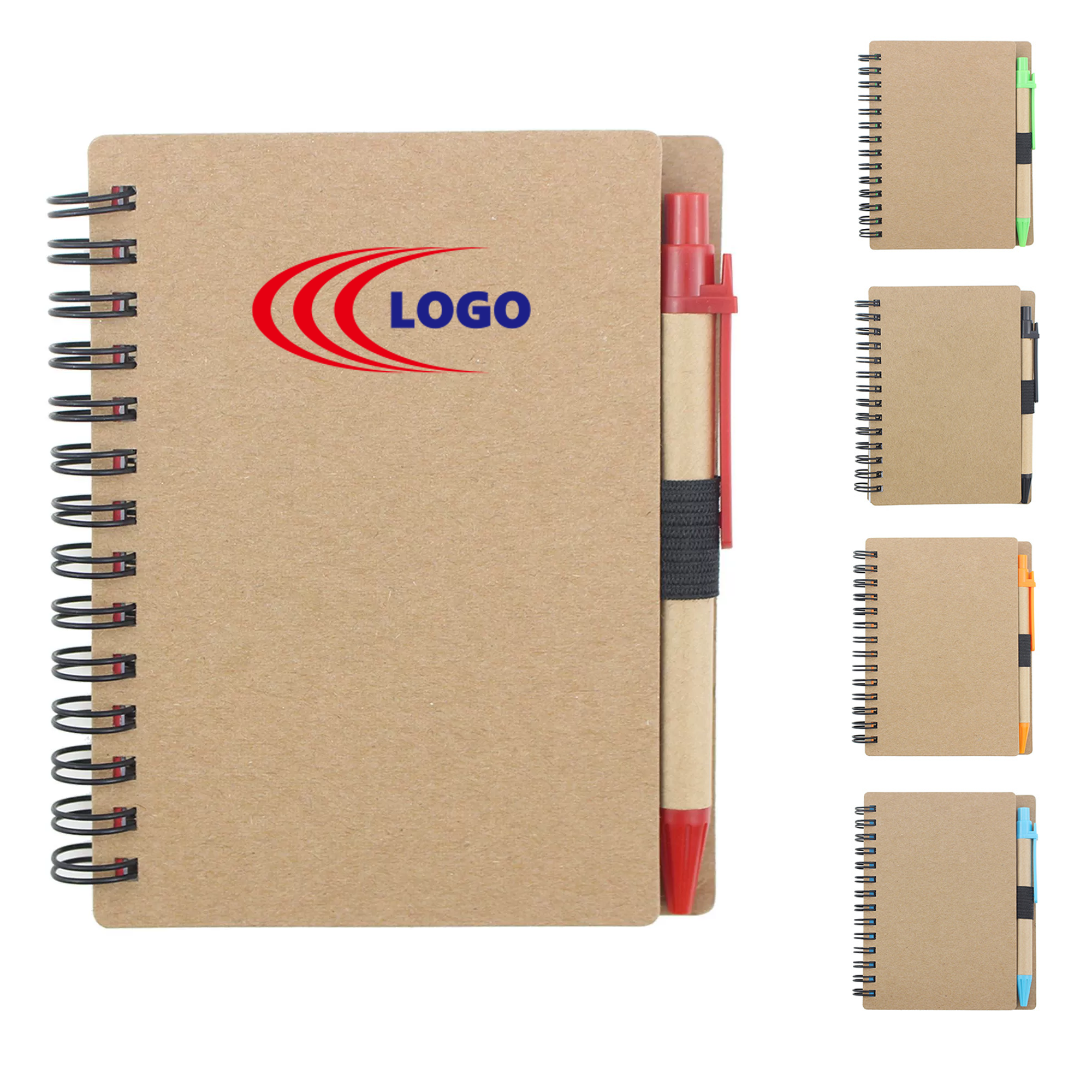 Custom Spiral Notebook with Eco-Friendly Kraft Paper 1
