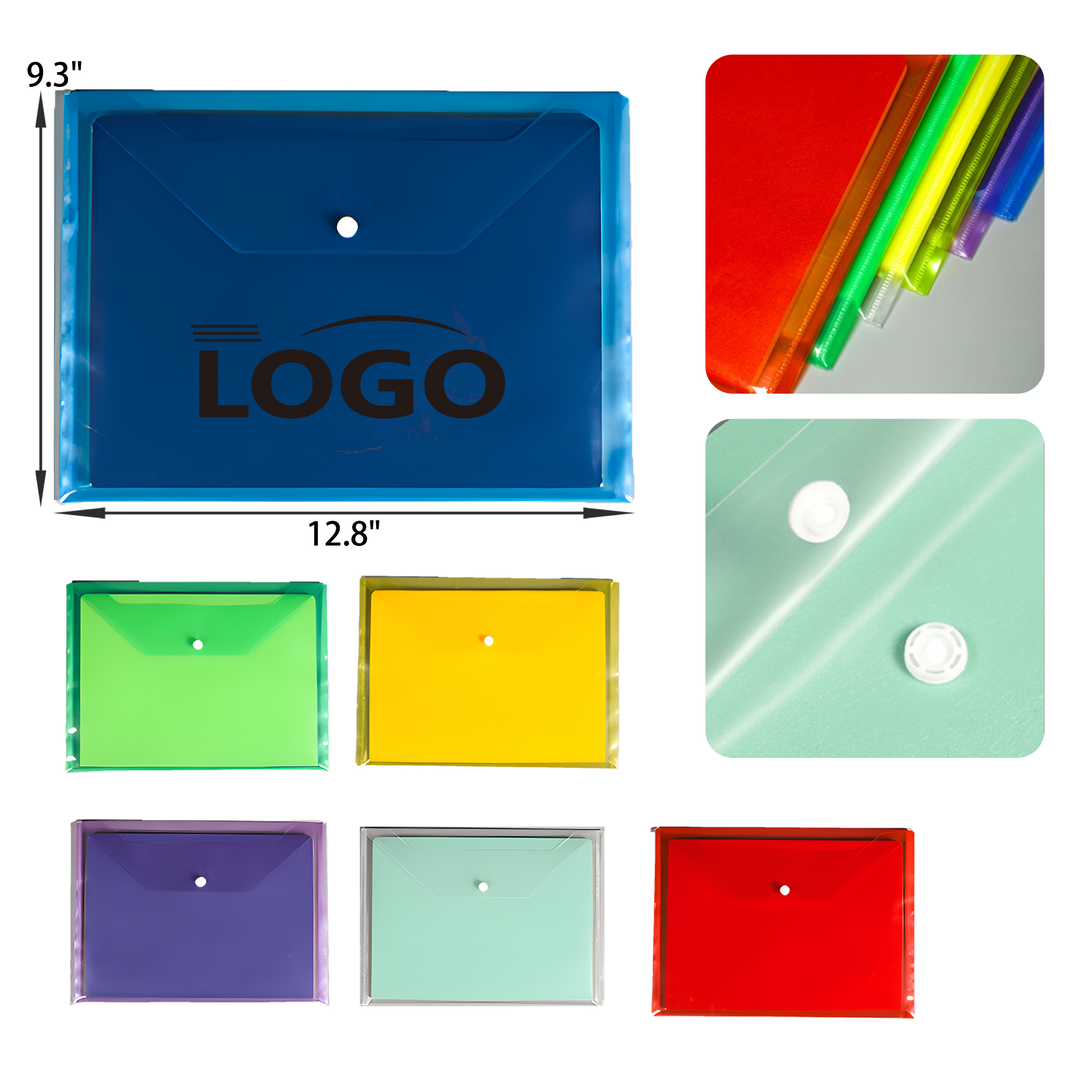 Durable A4 Transparent Folder Document Bag 3