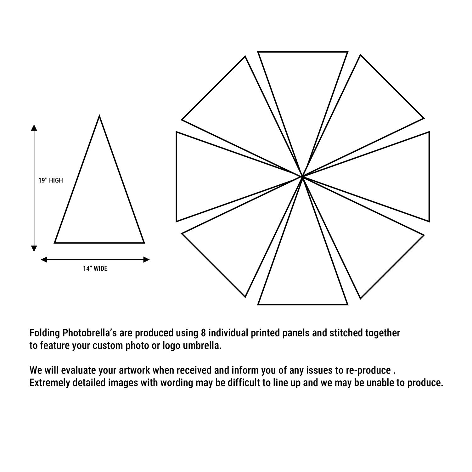Custom Photobrella™ Folding Umbrella -Step and Repeat 3