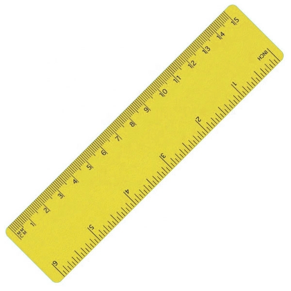 Promotional 6" Plastic Ruler 3