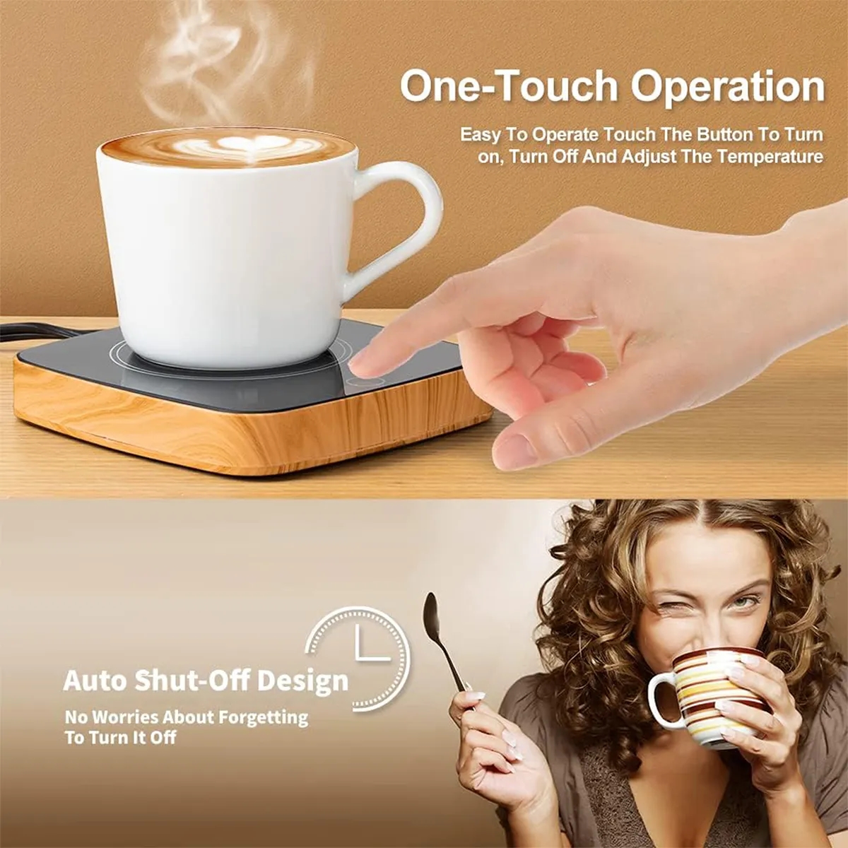 Smart Portable Coffee Mug Warmer For Office Desks Travel 8