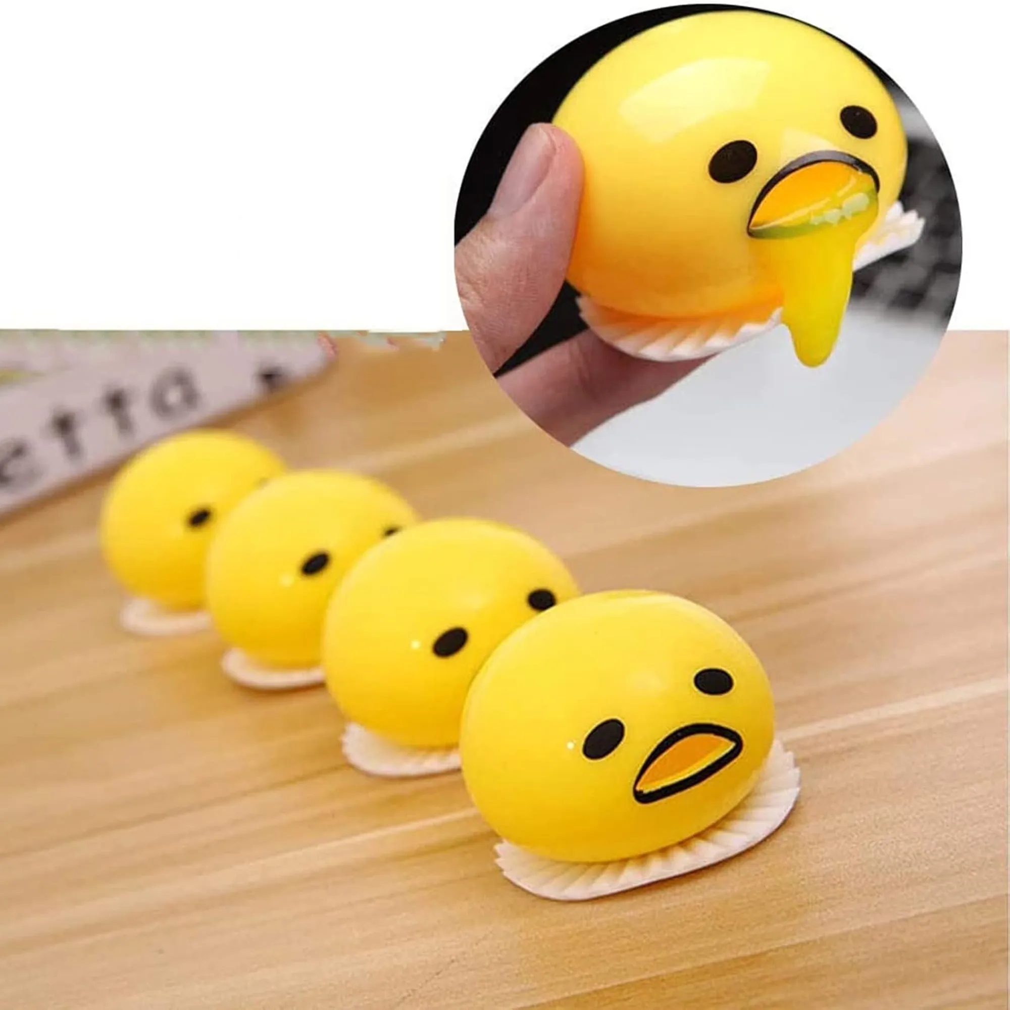 Vomiting And Sucking Egg Yolk Ball Toys 4