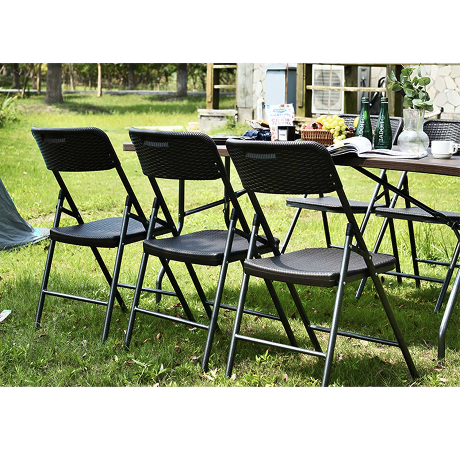 Foldable Outdoor Rectangle Dining Table 7