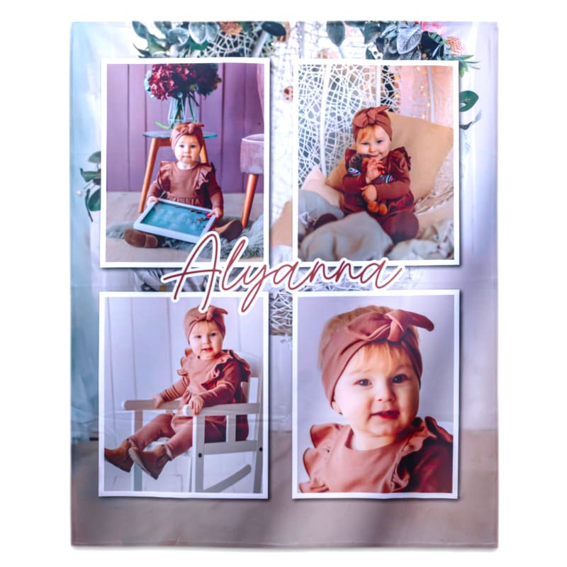 Custom Plush Fleece Photo Blanket 22