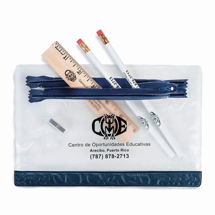 Economy School Kit w/Pencils,Ruler & Sharpener