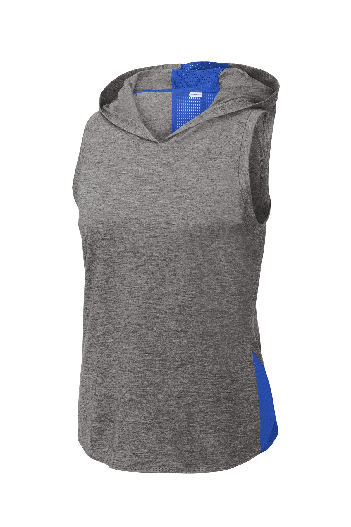 Sport-Tek Women's PosiCharge Tri-Blend Wicking Draft Hoodie Tank. LST410 17