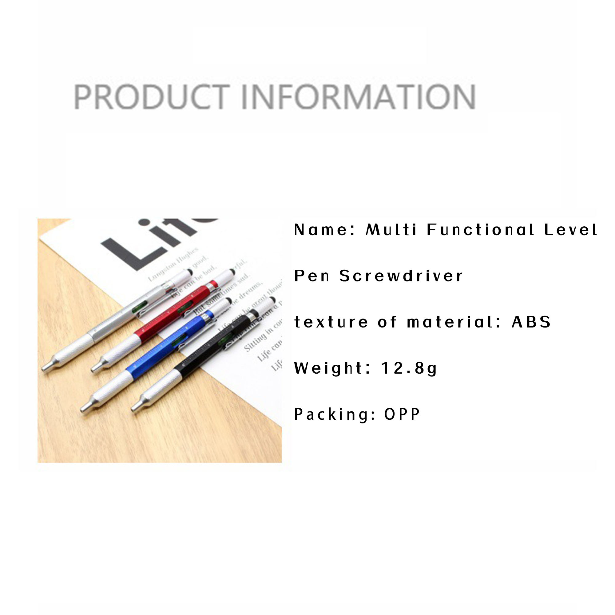 Multi Functional Level Pen Screwdriver 1