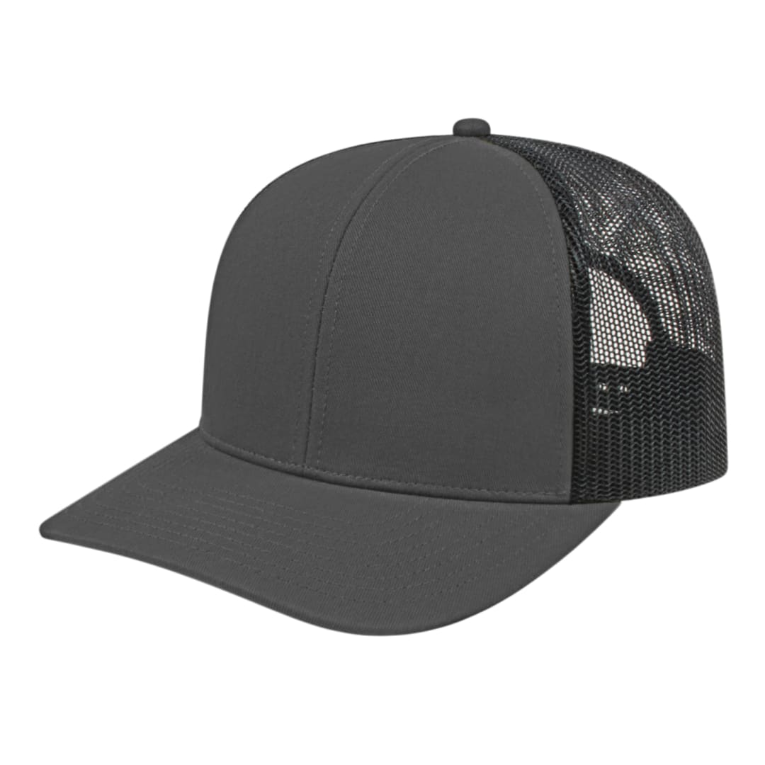 Cap America Poly/Cotton Trucker Mesh Back Cap 186