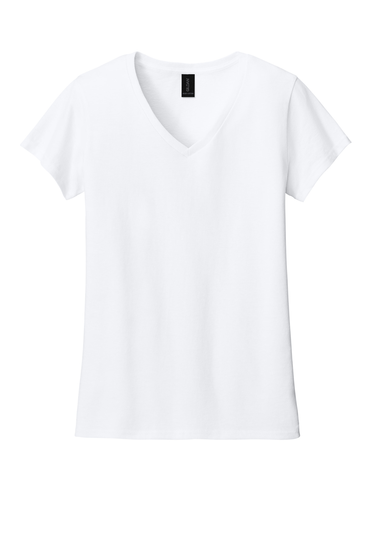 Gildan Women's Heavy Cotton 100% Cotton V-Neck T-Shirt. 5V00L 81