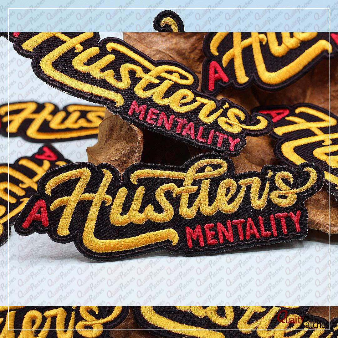 Custom Die Cut Embroidered Patches 59