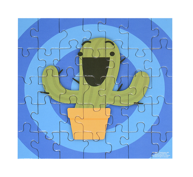 35 Pieces - 6 3/4" x 6 3/4" - Medium Puzzle 2