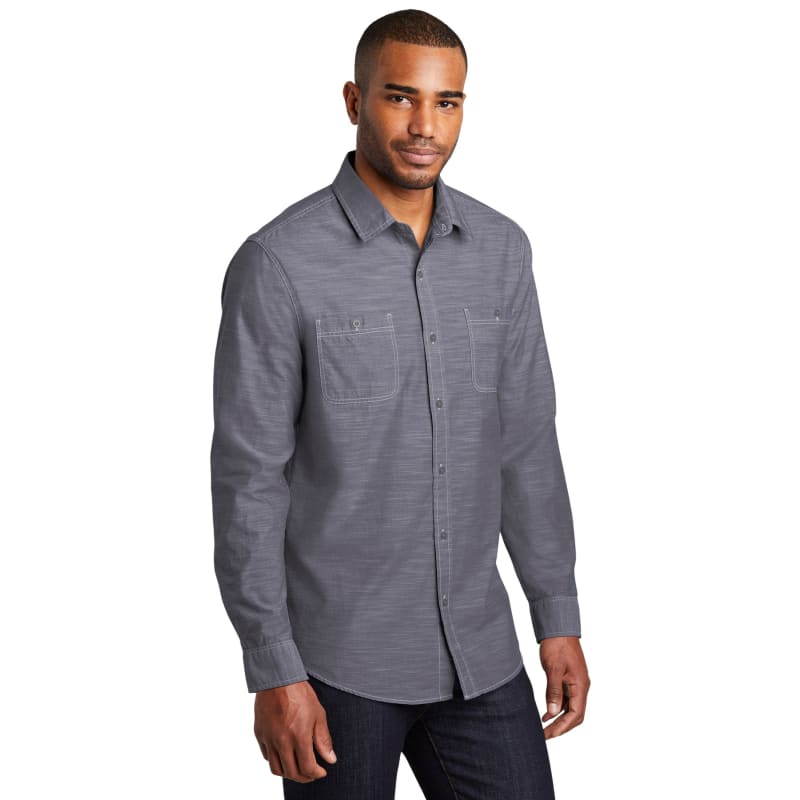 Port Authority Slub Chambray Shirt. 12
