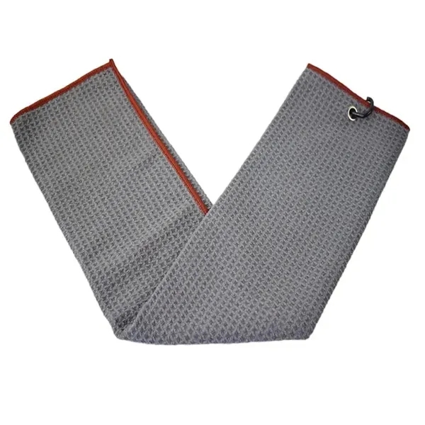 Microfiber Waffle-Weave Golf Towel 9