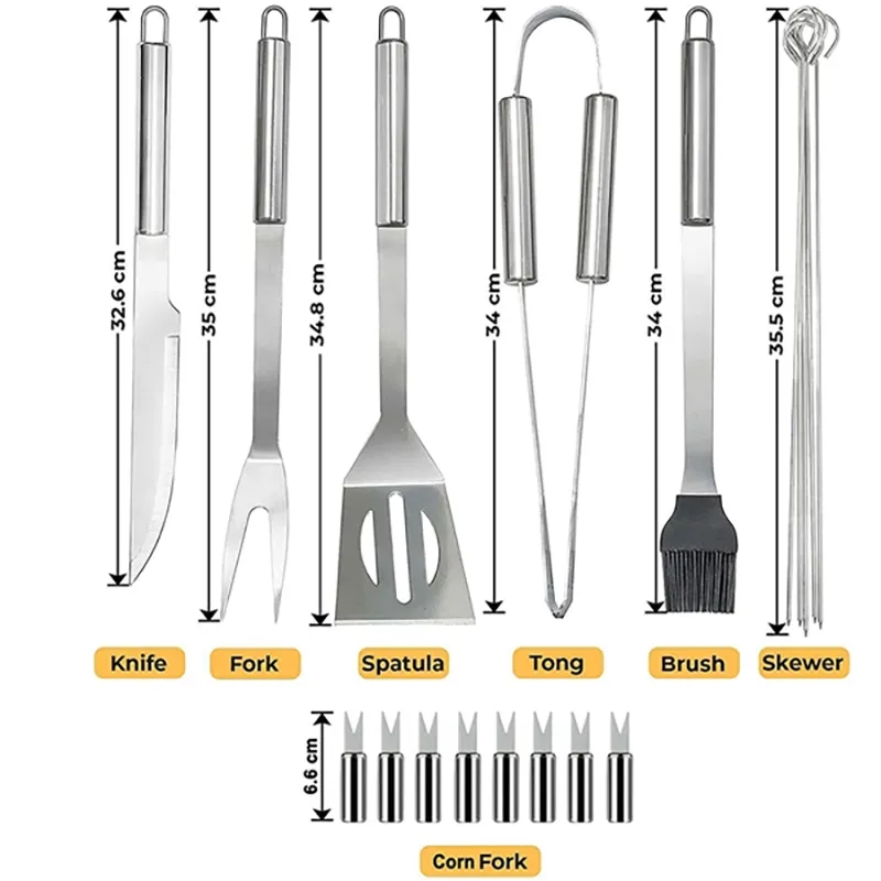 18-PCS BBQGrilling Tools Set 4