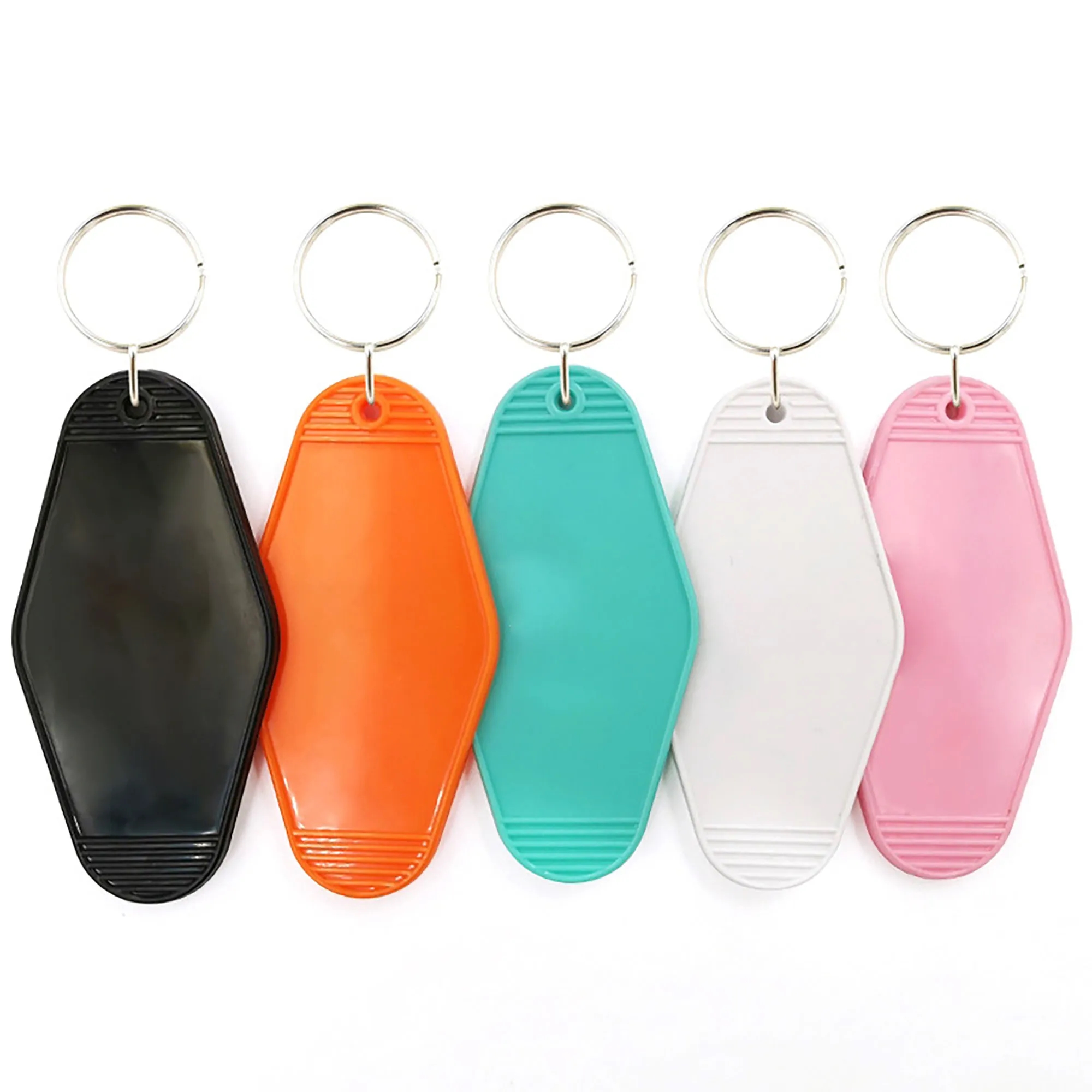 Plastic Motel Key Tag Hotel Keychain 3