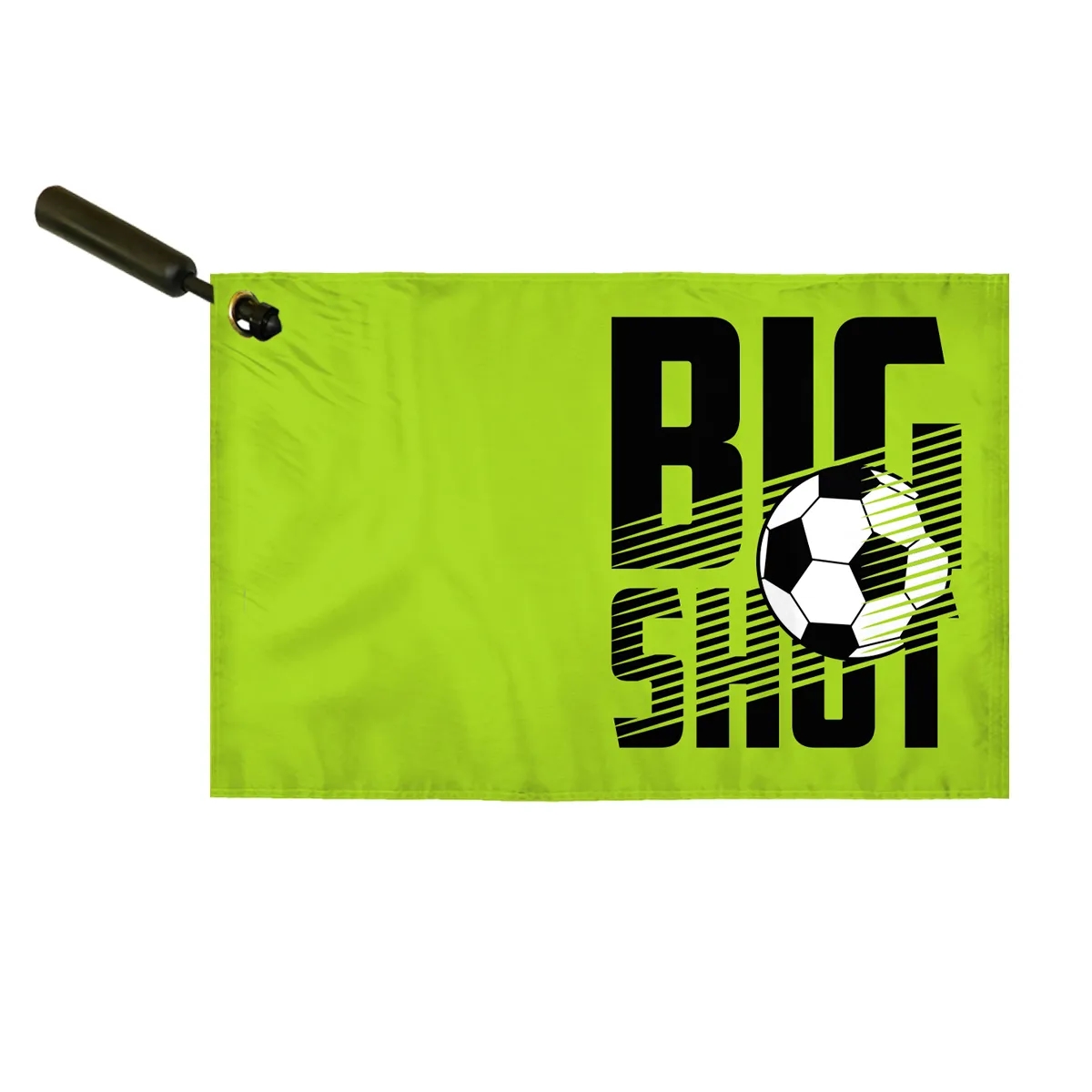 Screen Sublimation 2 Ply Swirler Flag 12" x 18" W-Poly 2