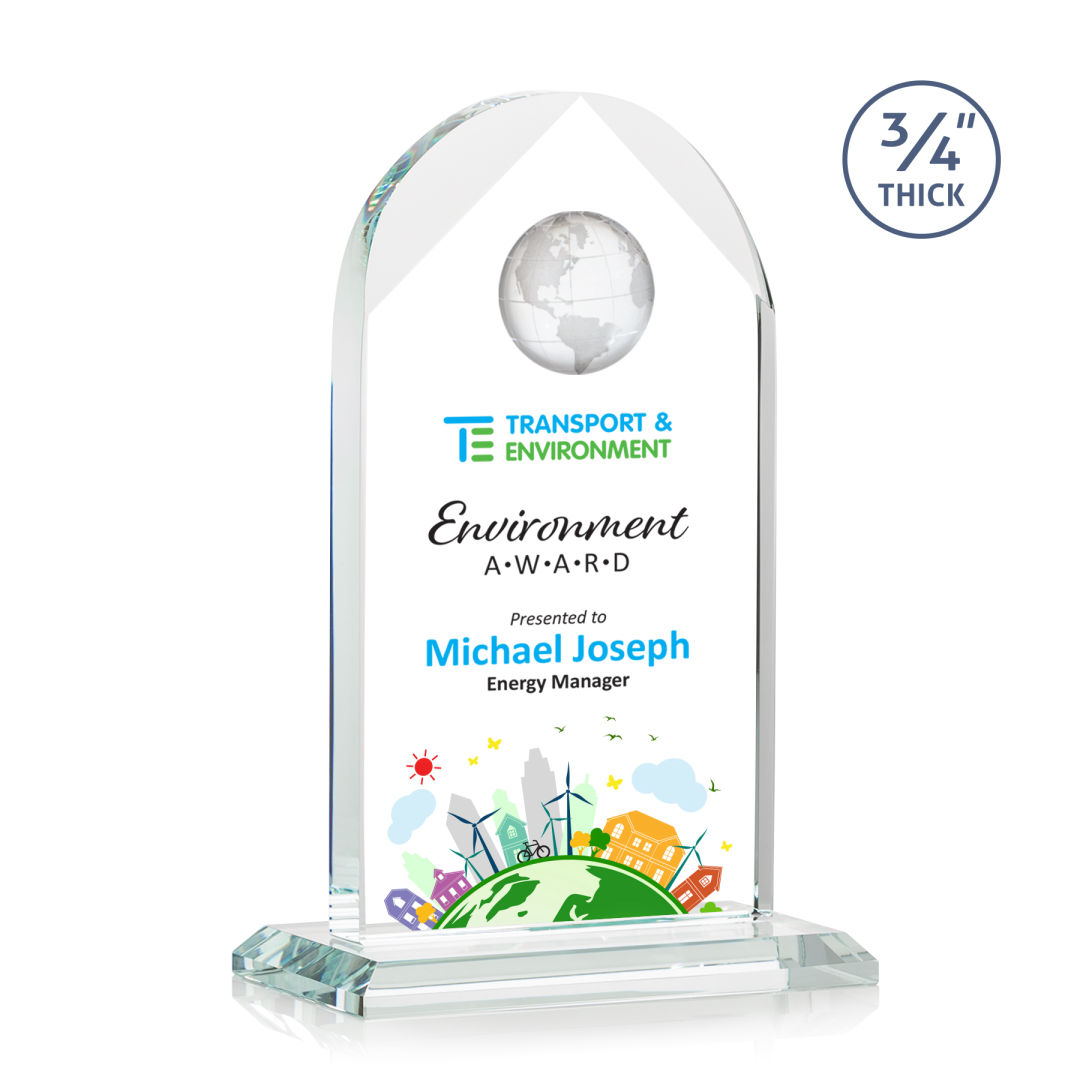Blake Globe VividPrint™ Award - Starfire 5