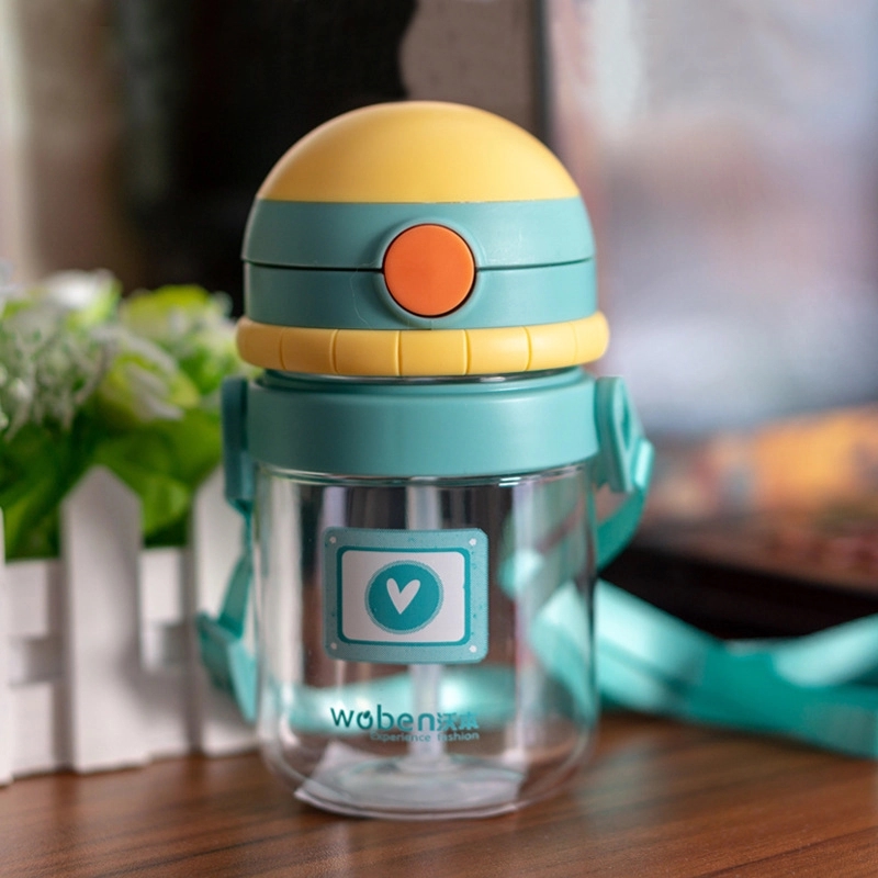 Kids Robot Water Bottle With Lanyard-12 oz 10