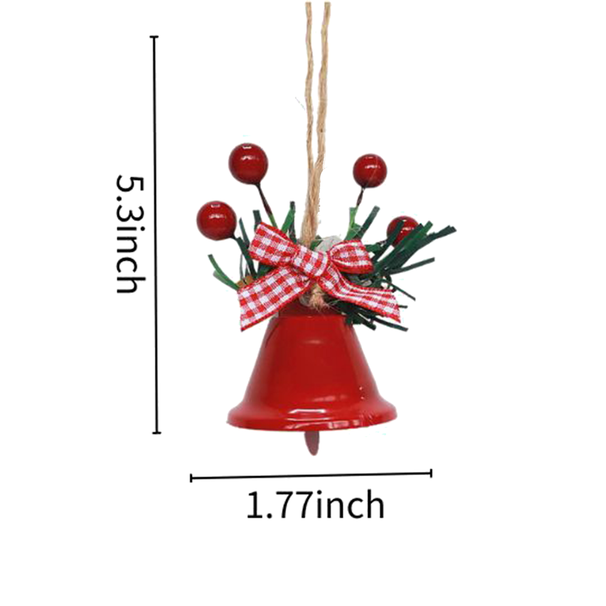 MOQ 20 PCS Christmas Bell Ornament 3