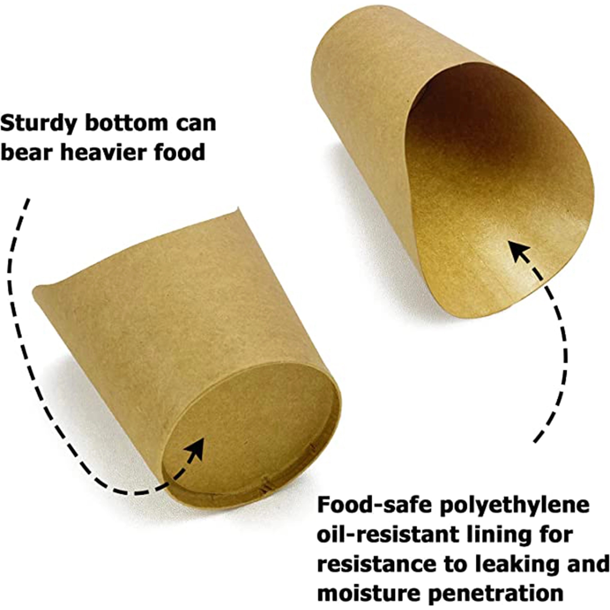 12Oz Disposable Paper French Fries Cup 8