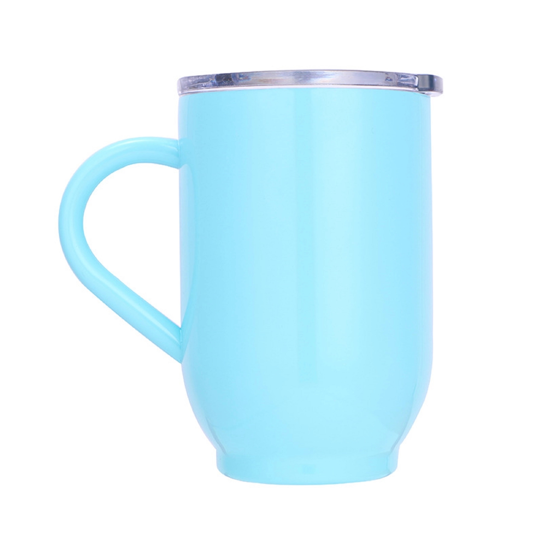 Double Wall Vacuum 16oz Wine Tumbler with Handle 5