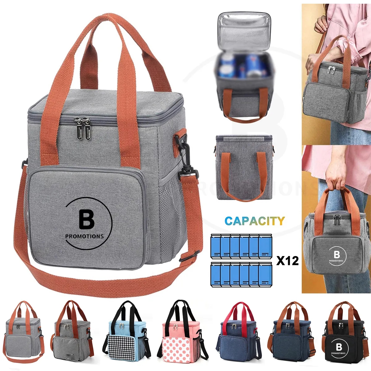 Portable Insulated Cooler Lunch Bag 1