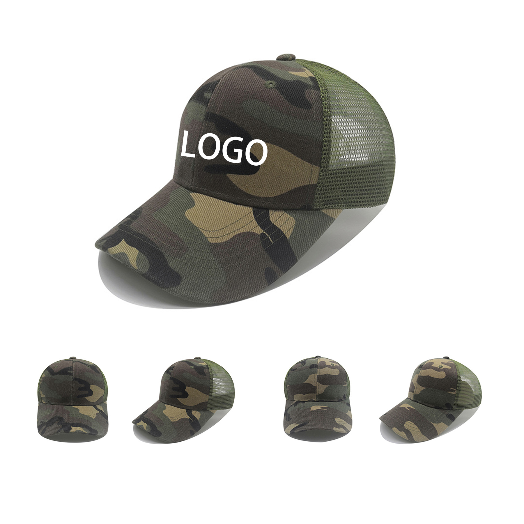 CAMO trucker cap with mesh back 2