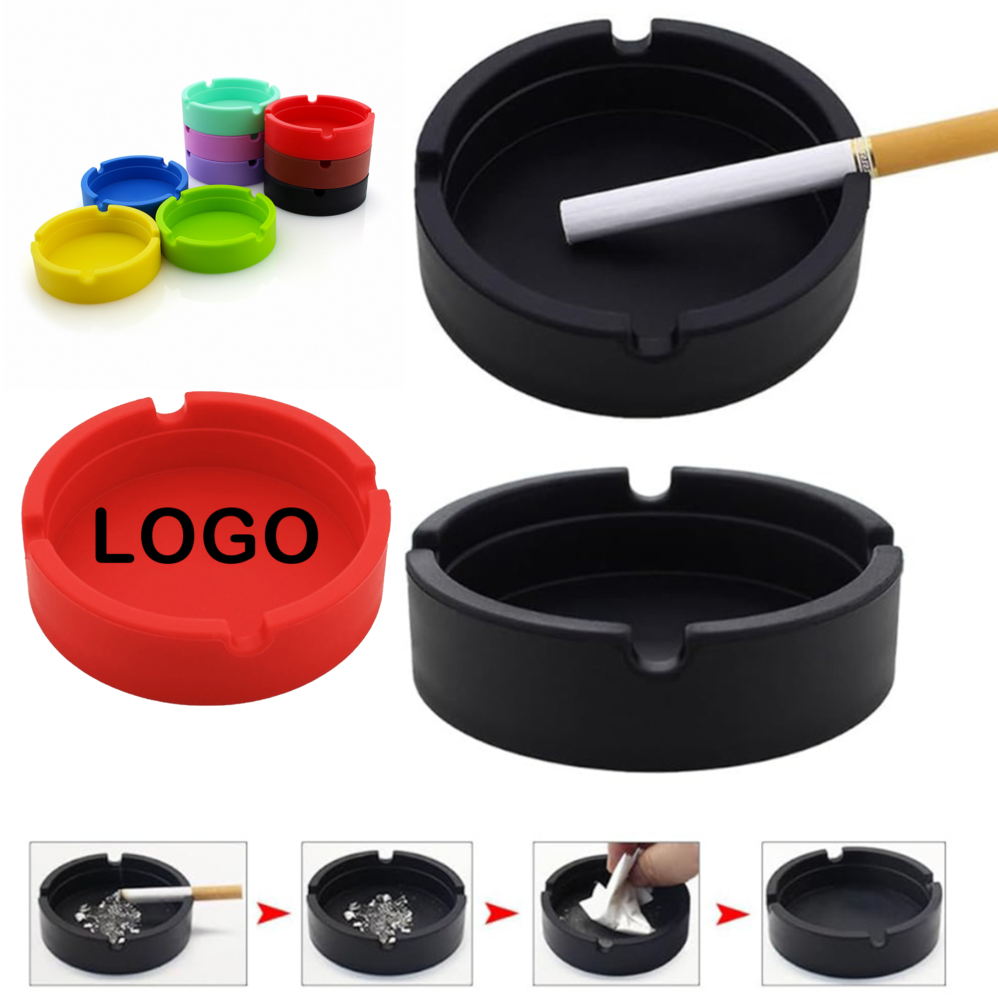Silicone Ashtray 9