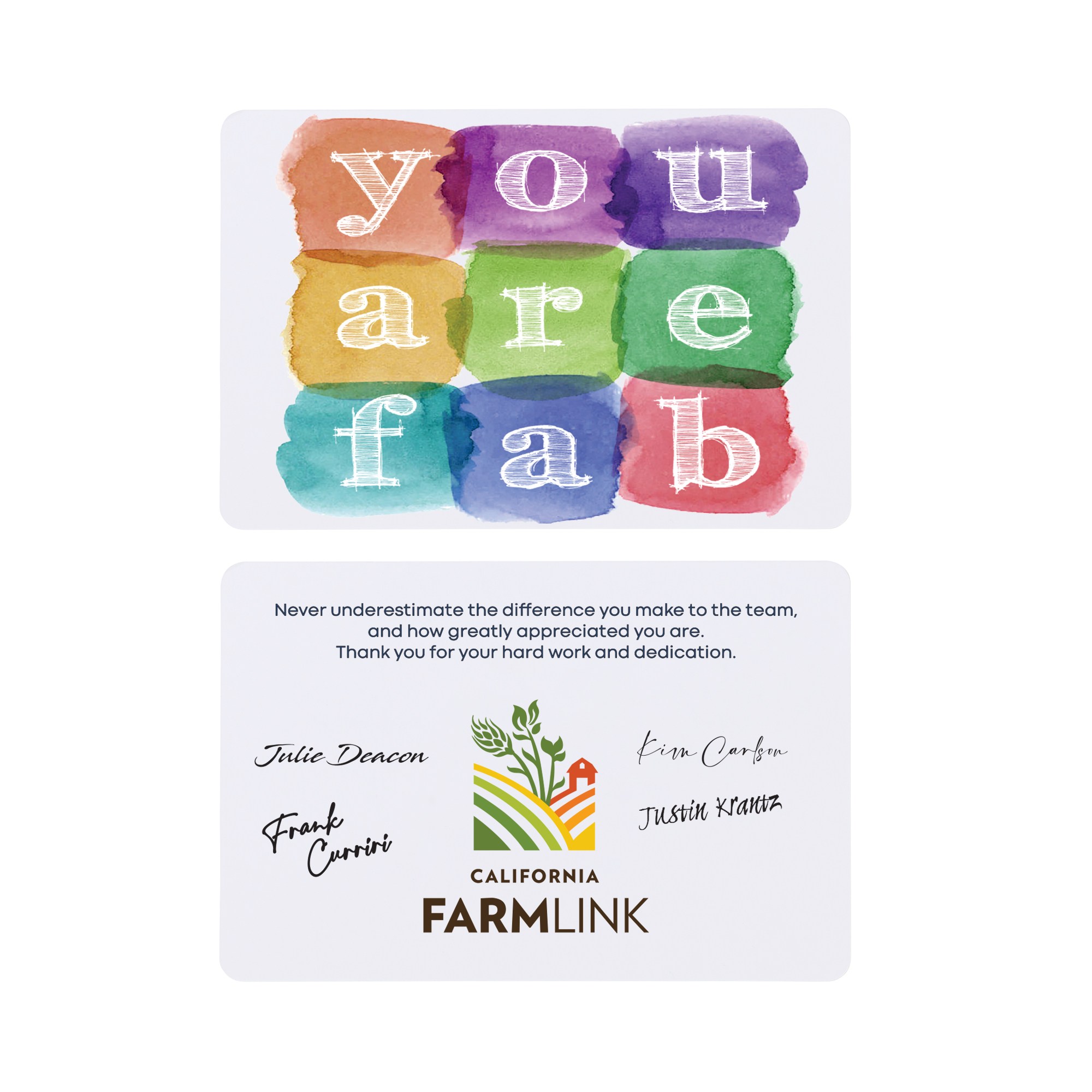 Fabulously You For All You Do Greeting Card 3