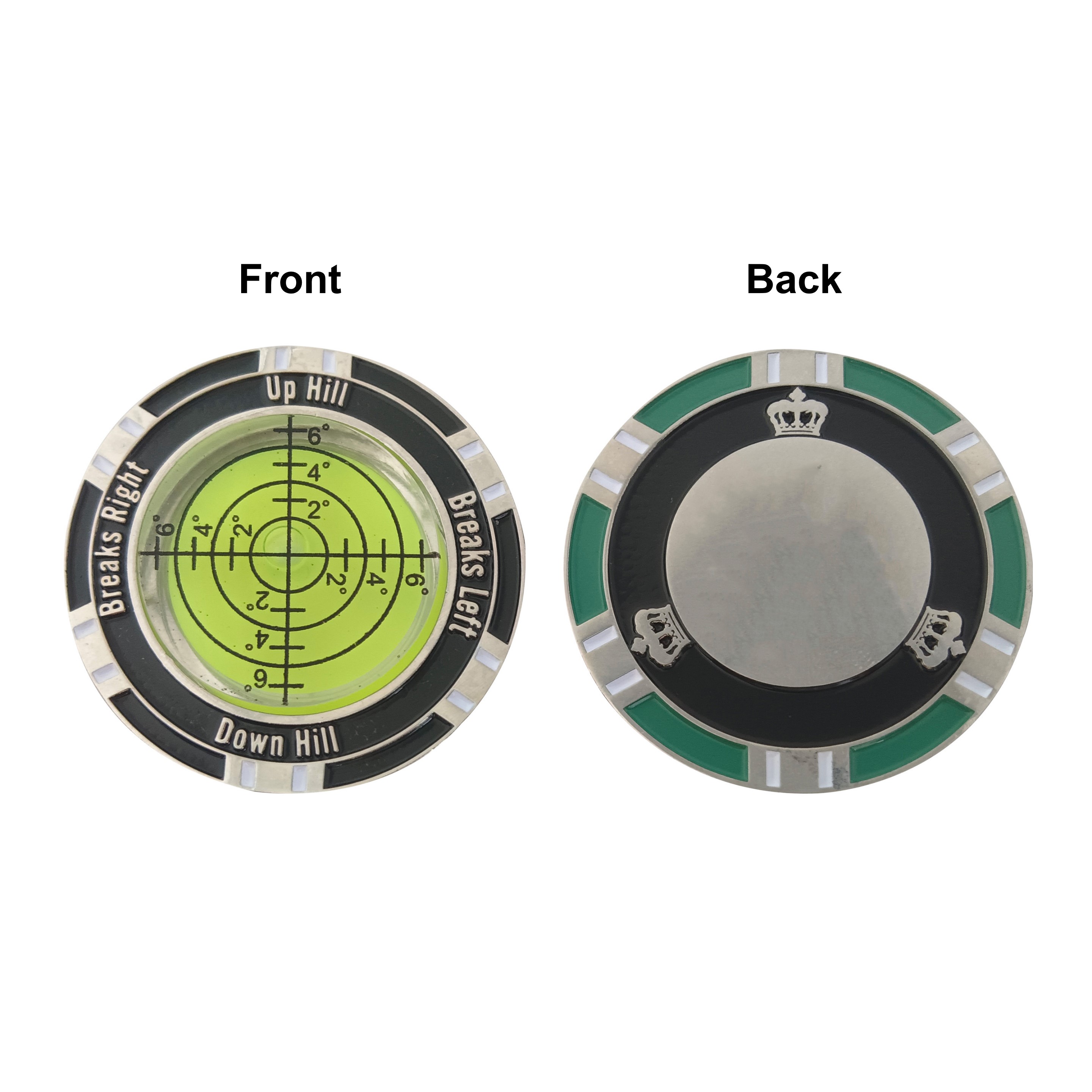 Golf Ball Marker with High Precision Green Reading Aid 3