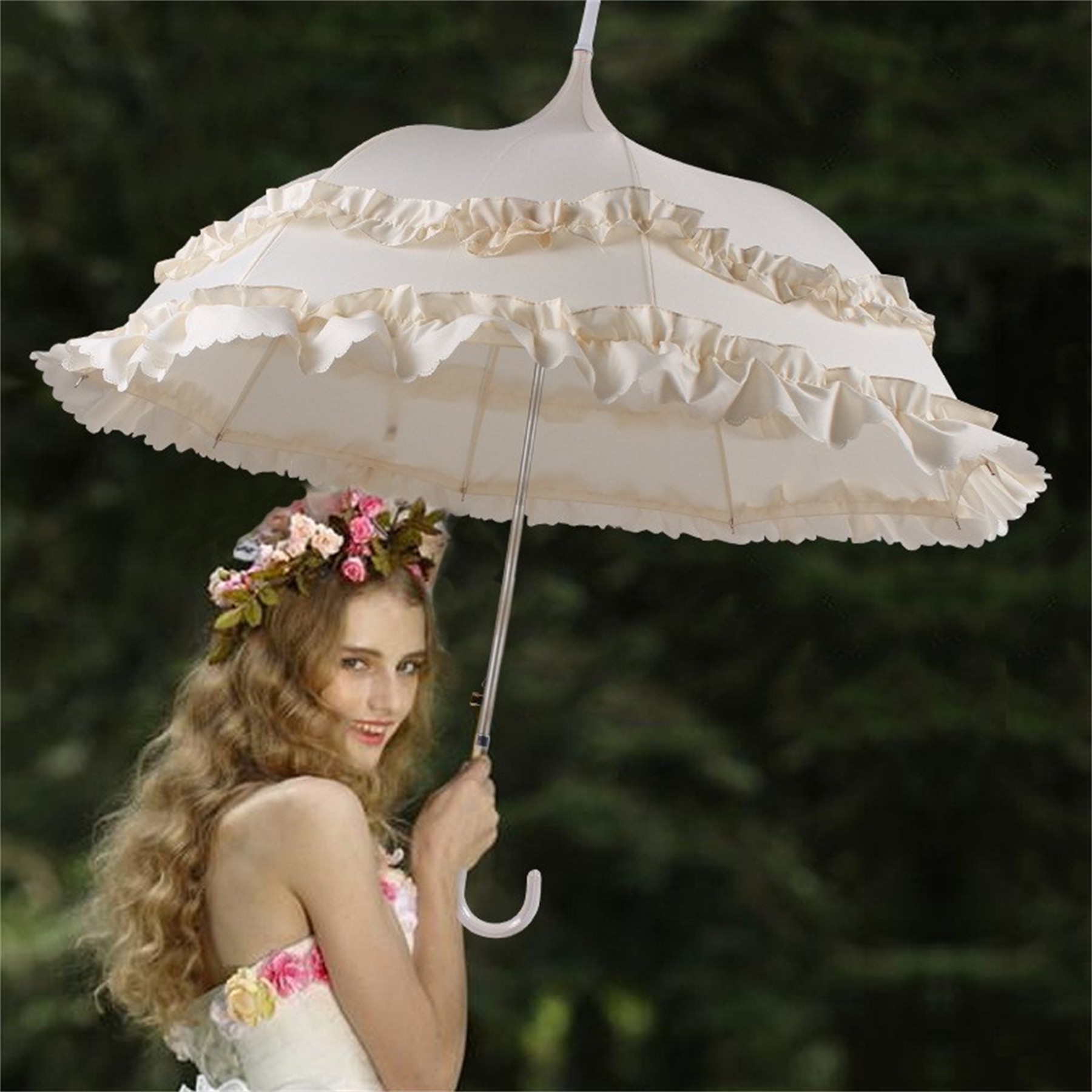 Double Lace Pagoda Umbrella 3