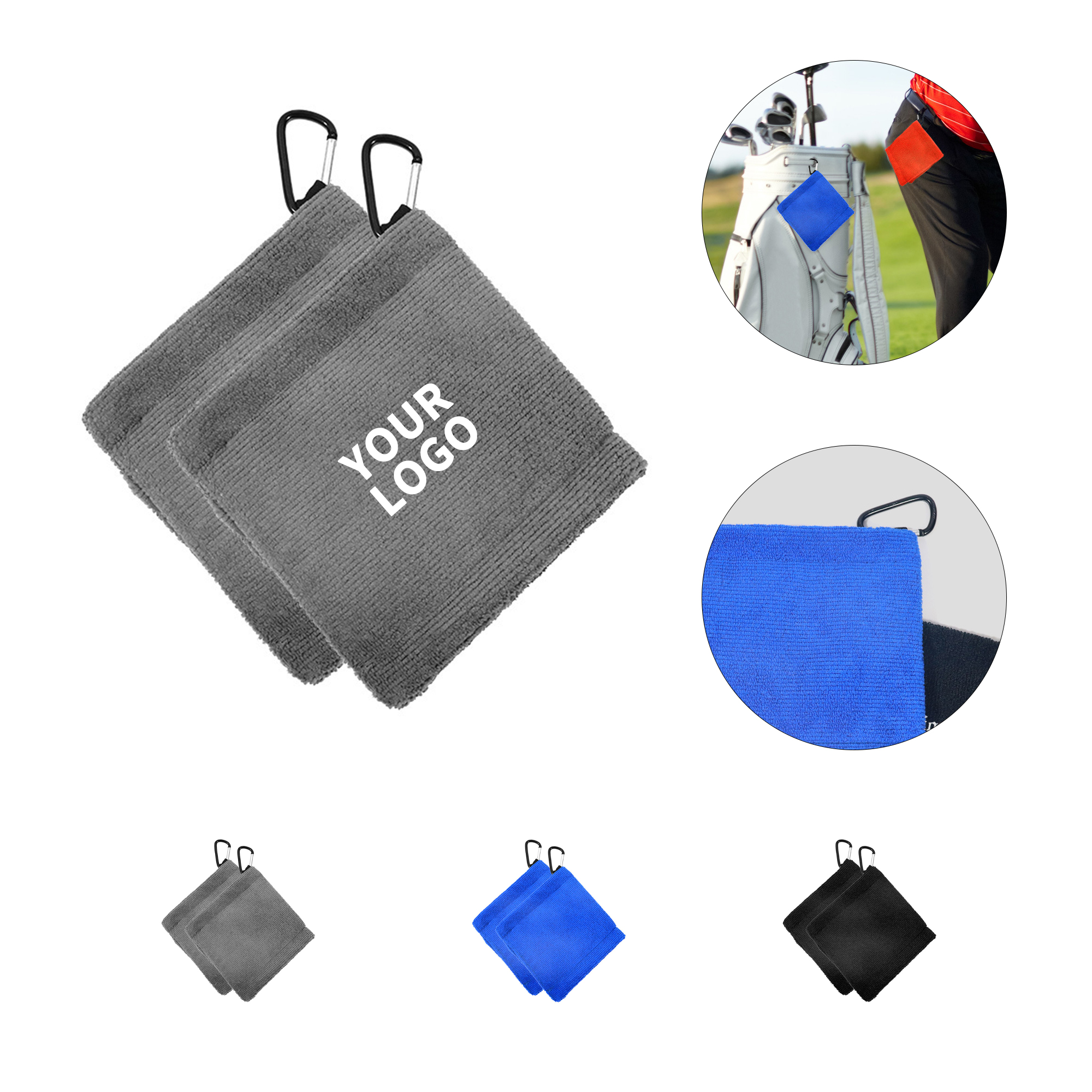 Microfiber Golf Ball Cleaning Towel 2