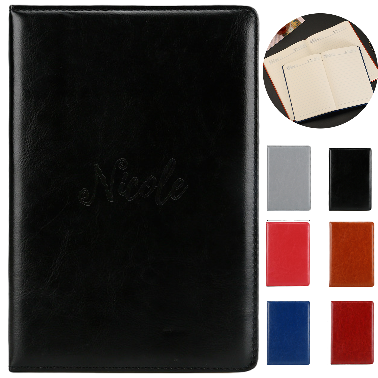 A5 PU Softcover Thread Sewn Notebook 2
