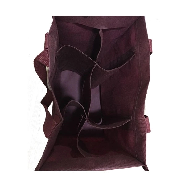 Non-Woven 6 Bottle Wine Tote Bag 6