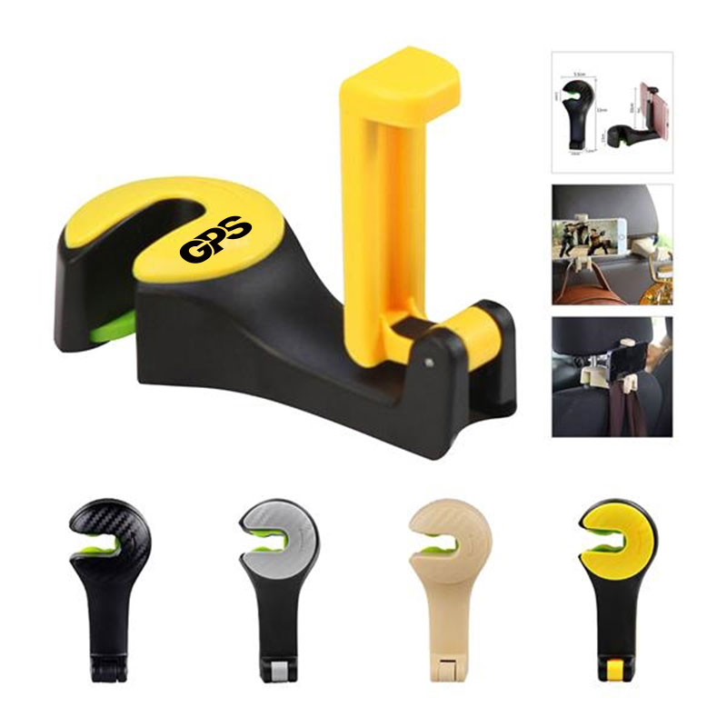 Car Headrest Bag Hanger Magnetic Phone Holder 3