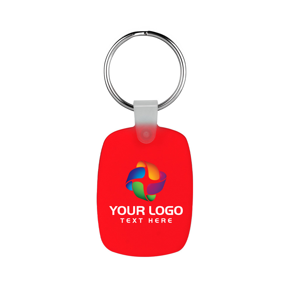 Oval Shaped Silicone Keychain 32