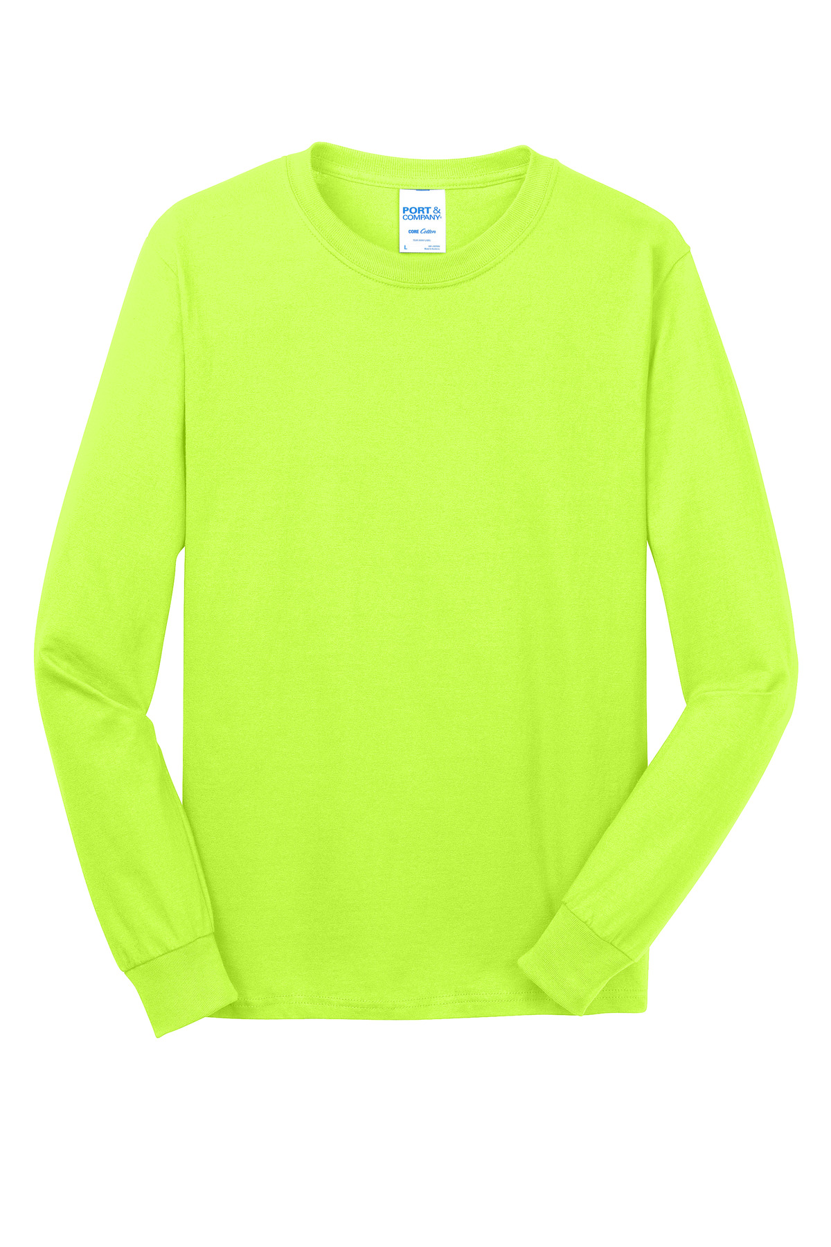 Port & Co Long Sleeve Core Cotton Tee. PC54LS 235